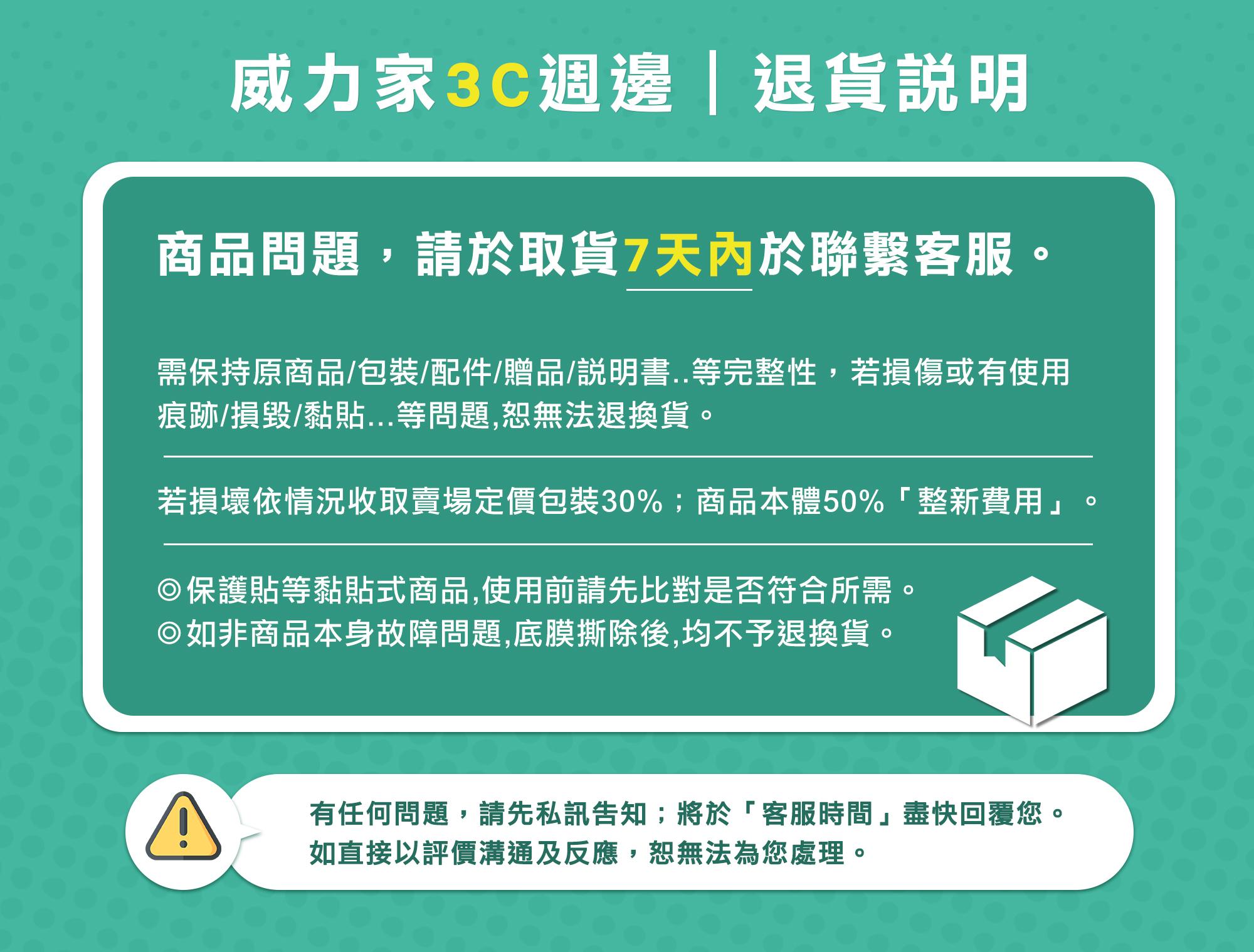 退貨政策