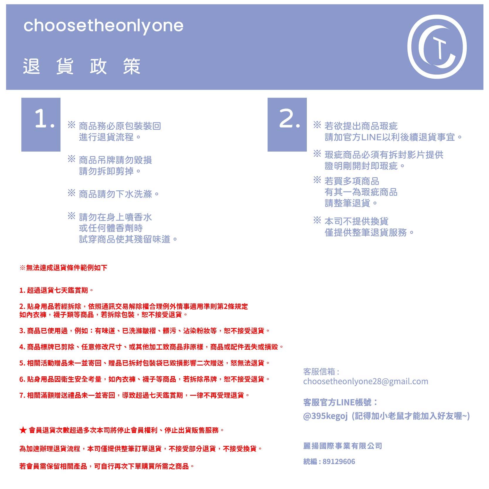 退貨政策