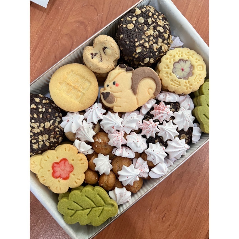 【Butter_KiKi】鐵盒餅乾 手工餅乾 喜餅 奶油 可可 抹茶（下訂前請先詢問製作日期）-細節圖2