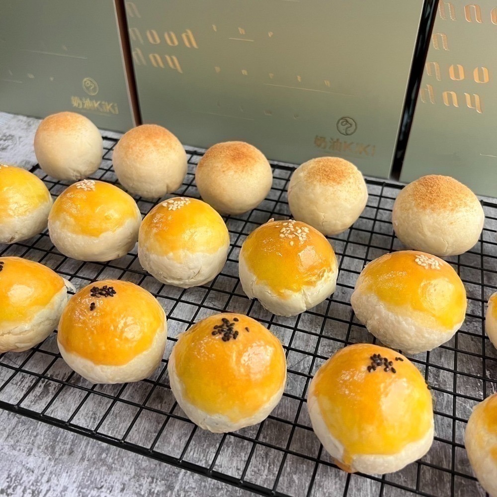 【Butter_KiKi】蛋黃酥 諾曼第無水奶油 紅土鹹蛋黃 太白胡麻油（下訂前請先詢問製作日期）-細節圖4