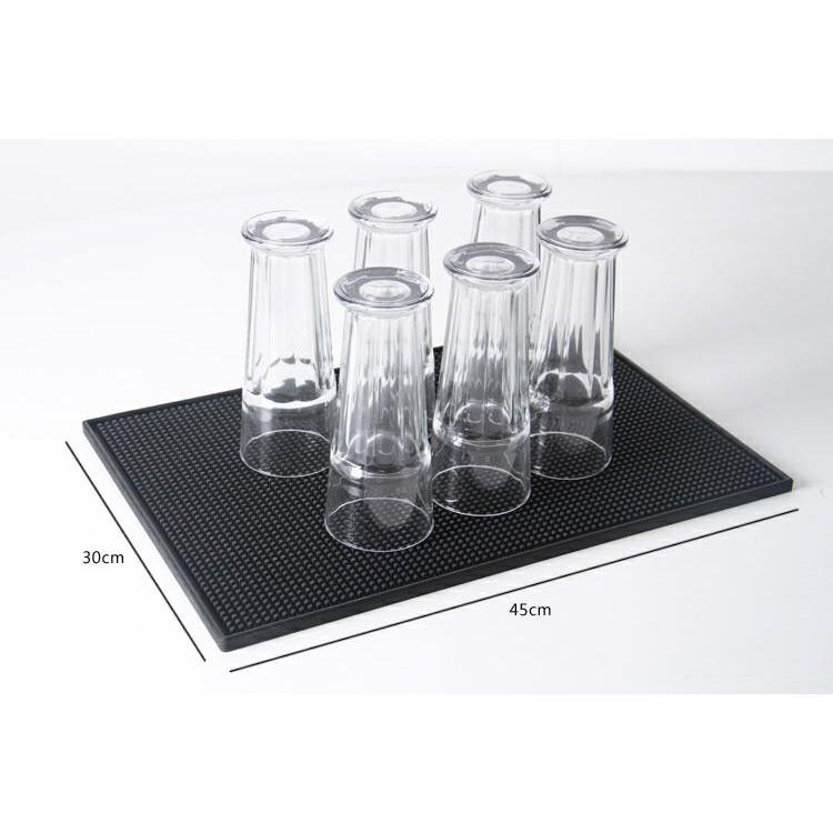 橡膠隔水墊.吧檯墊 咖啡吧檯PVC加厚吧台墊,吧檯墊 橡膠隔水墊 防滑杯墊 調酒吧 用具 吧檯桌墊 瀝水墊,調酒器具防滑-細節圖2