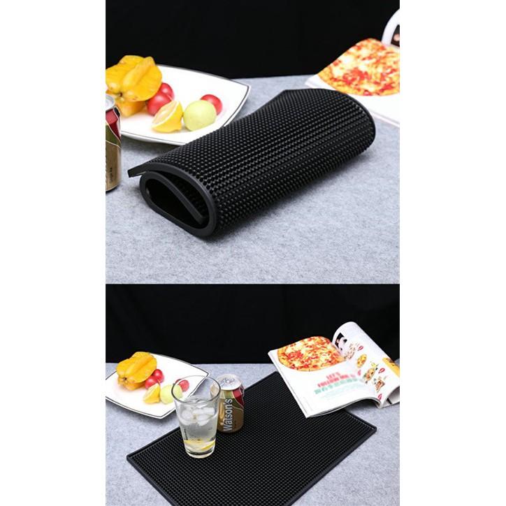 橡膠隔水墊.吧檯墊 咖啡吧檯PVC加厚吧台墊,吧檯墊 橡膠隔水墊 防滑杯墊 調酒吧 用具 吧檯桌墊 瀝水墊,調酒器具防滑-細節圖3