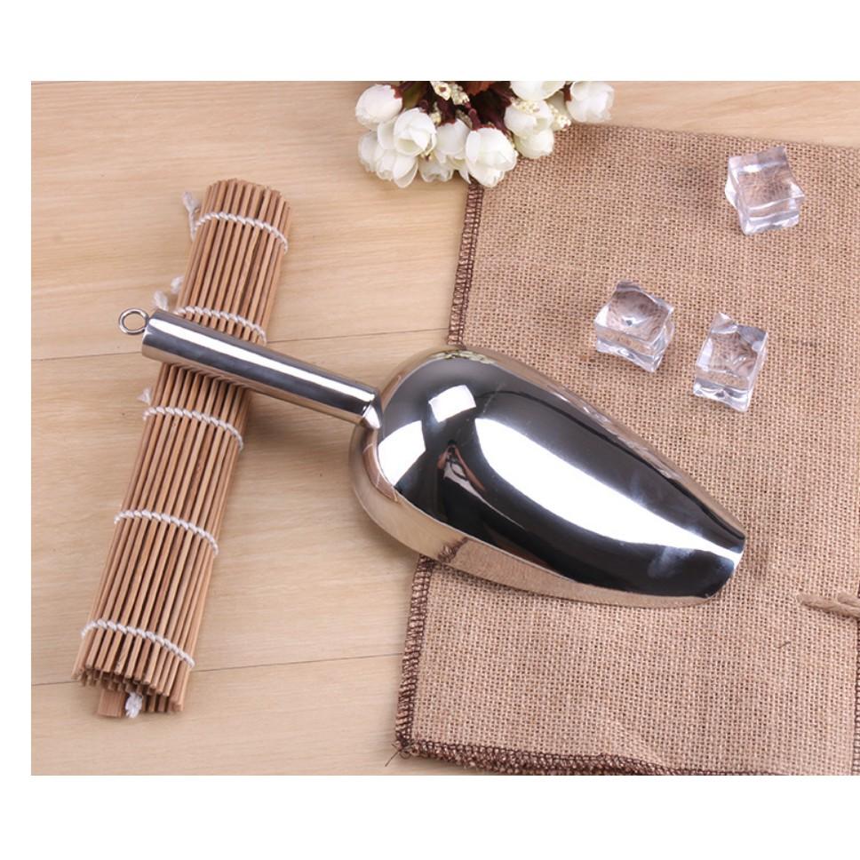 加厚不銹鋼冰鏟/咖啡生豆鏟,食品鏟/米鏟/瓜子鏟/冰糖鏟/茶葉鏟/加厚3號鏟,分裝鏟 烹飪鏟-細節圖3