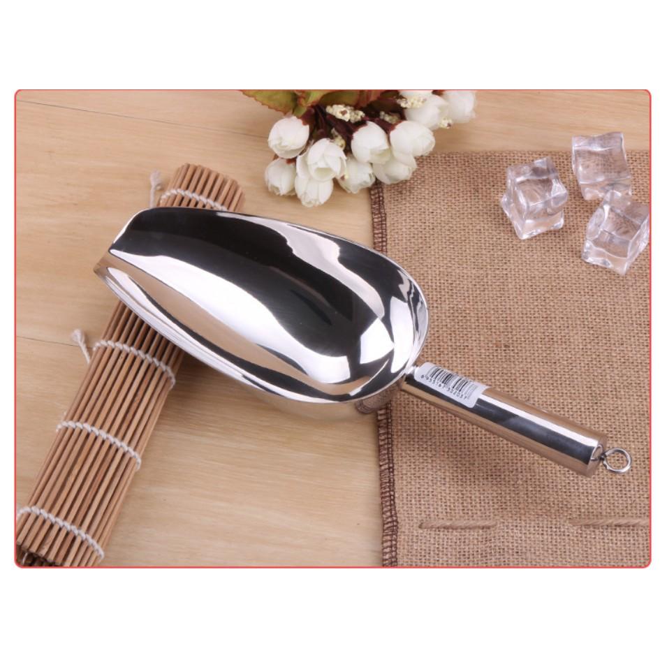 加厚不銹鋼冰鏟/咖啡生豆鏟,食品鏟/米鏟/瓜子鏟/冰糖鏟/茶葉鏟/加厚3號鏟,分裝鏟 烹飪鏟-細節圖9