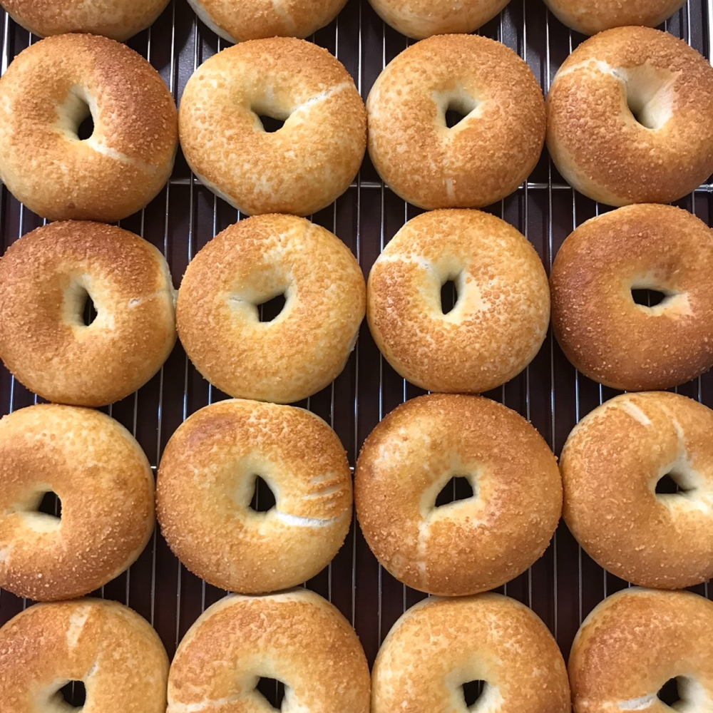 【百分百無糖】【十八麥全粒麥貝果】12個優惠組 下標現作 低醣 高膳食纖維【百分百台灣小麥】 石磨研磨全麥麵粉-細節圖4