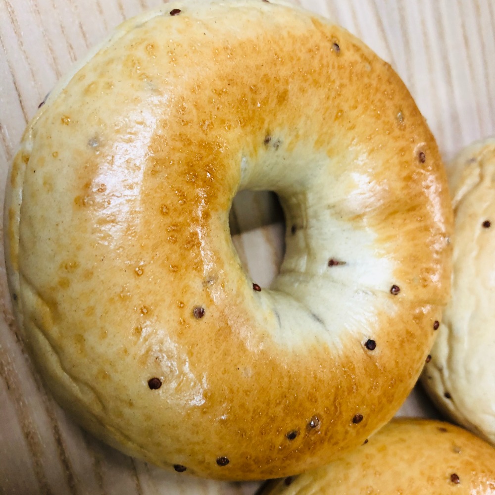 低卡麵包匠人手作 紅藜全麥貝果9種口味BAGEL 原味 無蛋 無油 無奶的全素貝果100%全粒麥麵粉 無漂白無添加-規格圖1