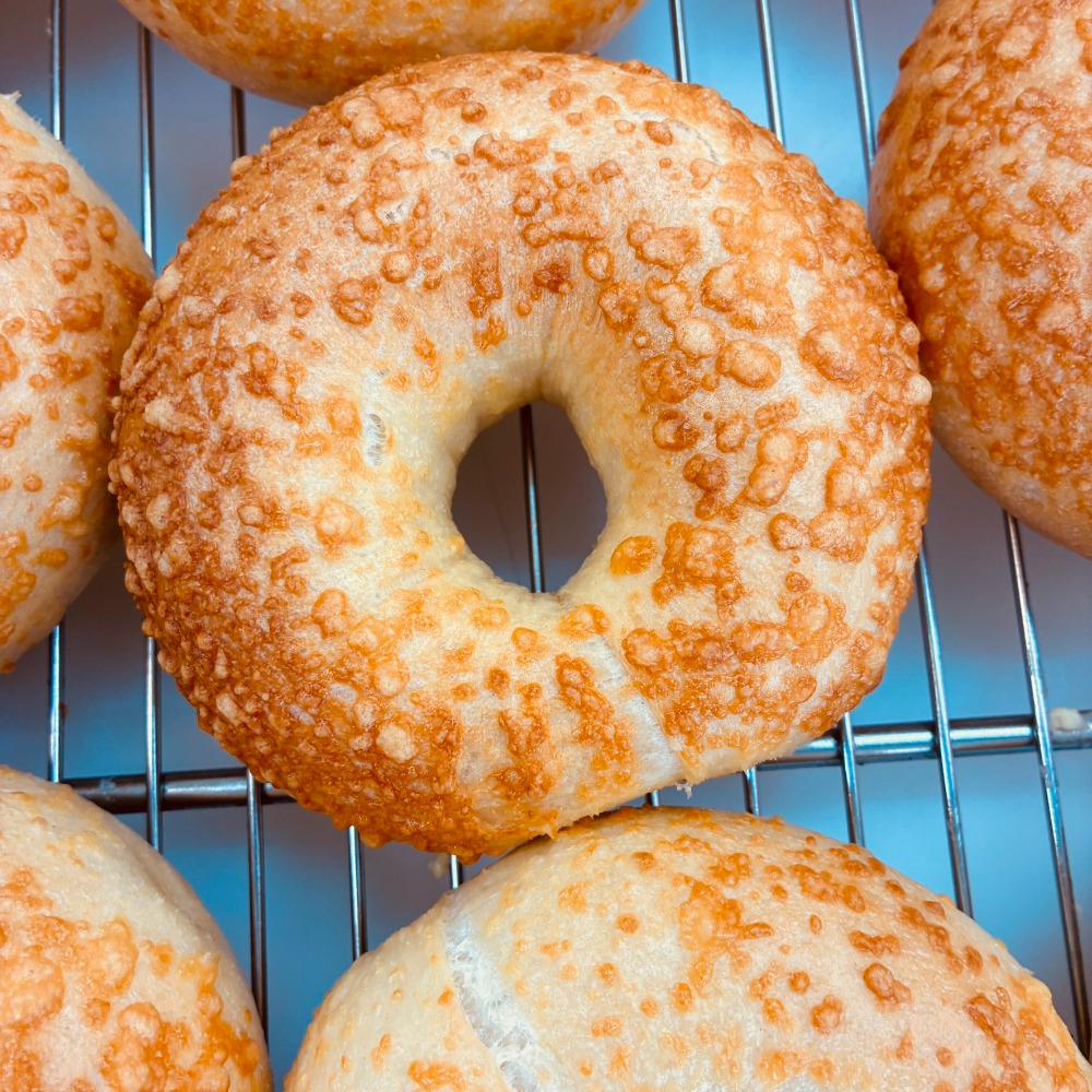 帕瑪森起司貝果BAGEL 7種口味低卡麵包匠人手作 下標現作 蛋奶素可客製 有嚼勁不會硬無油低鹽微糖-規格圖6