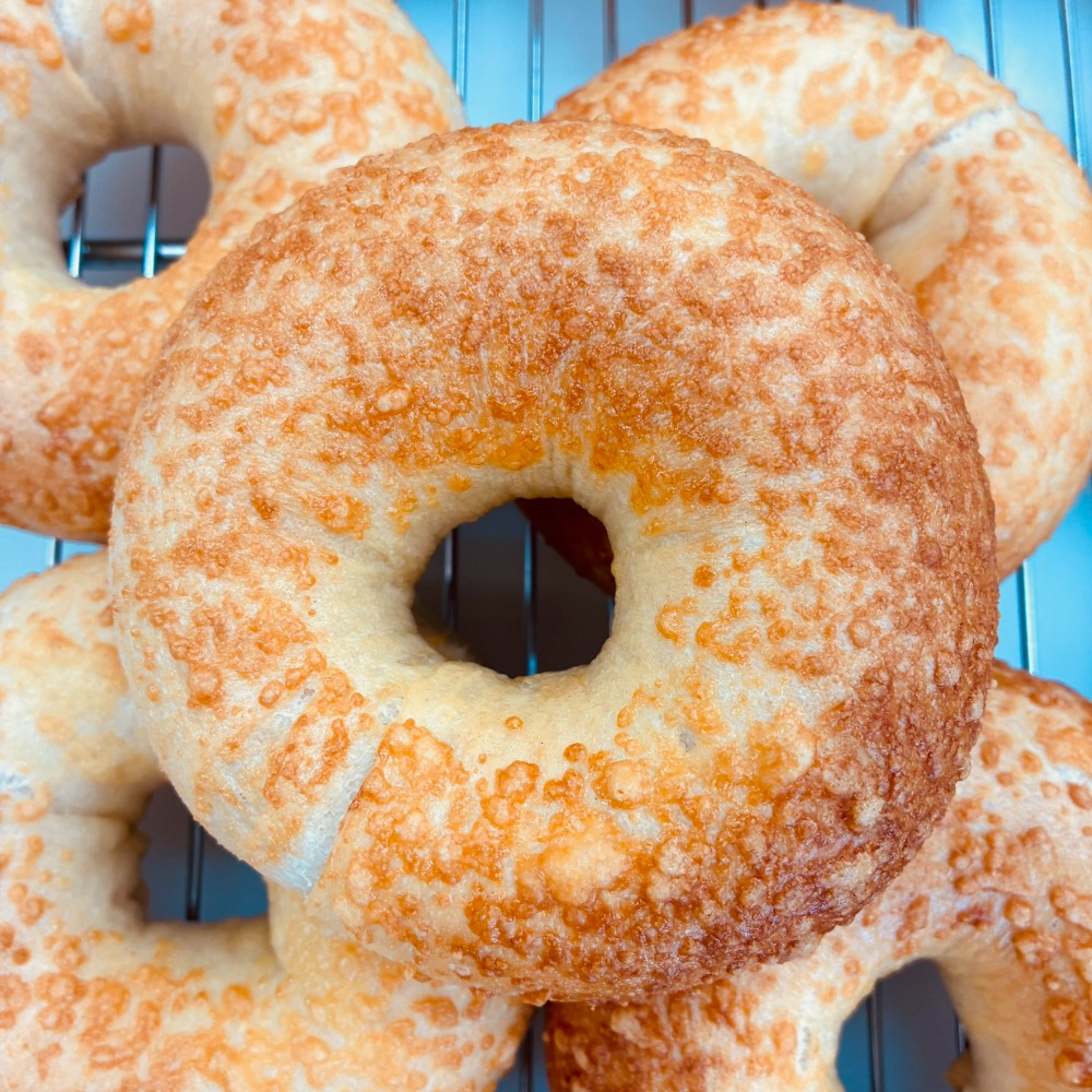 帕瑪森起司貝果BAGEL 7種口味低卡麵包匠人手作 下標現作 蛋奶素可客製 有嚼勁不會硬無油低鹽微糖-規格圖6