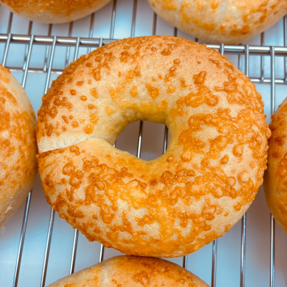 帕瑪森起司貝果BAGEL 7種口味低卡麵包匠人手作 下標現作 蛋奶素可客製 有嚼勁不會硬無油低鹽微糖-規格圖6