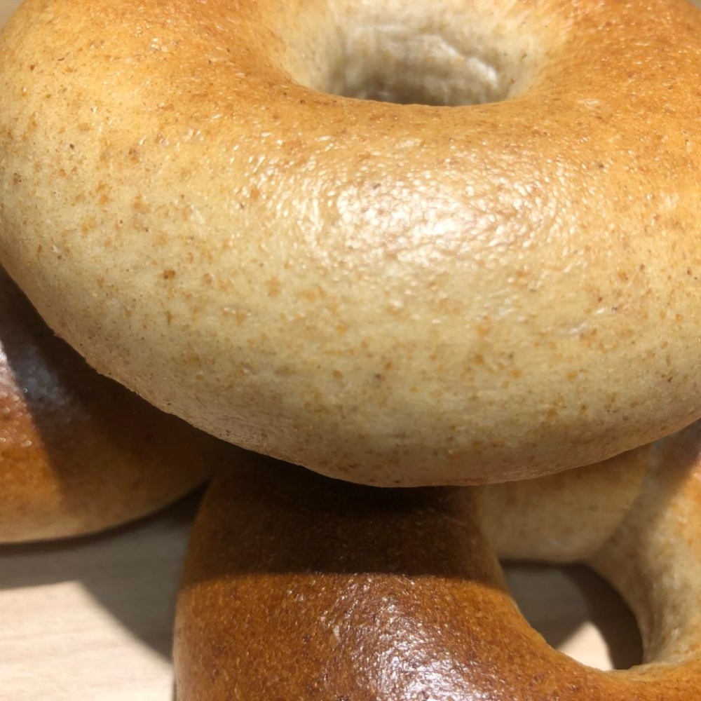 【百分百無糖】【十八麥全粒麥貝果】低醣 高膳食纖維【百分百台灣小麥】 石磨研磨全麥麵粉在地農糧-細節圖4