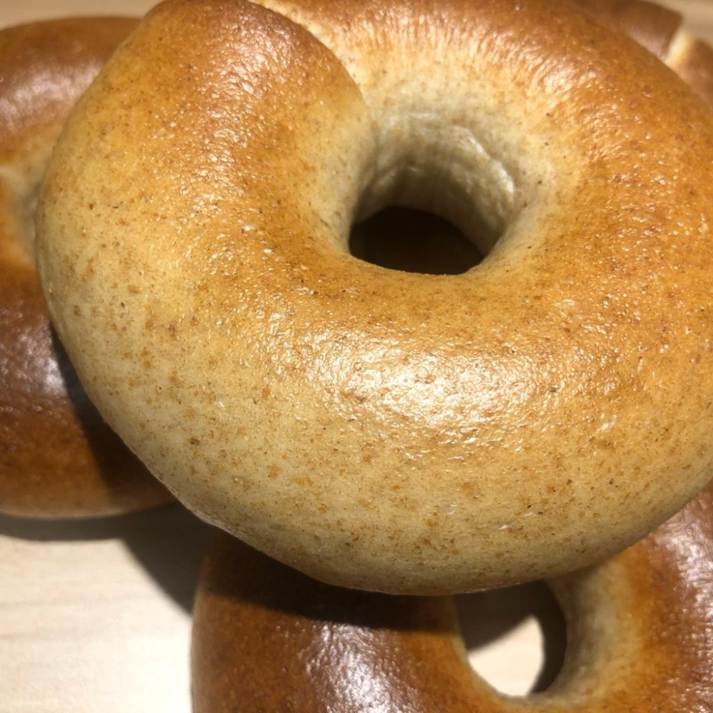 【百分百無糖】【十八麥全粒麥貝果】低醣 高膳食纖維【百分百台灣小麥】 石磨研磨全麥麵粉在地農糧-細節圖5