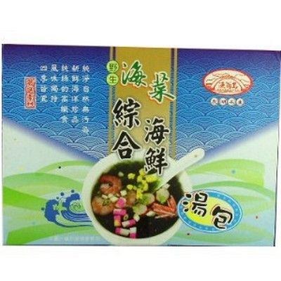現貨【沖泡即食】漁翁島海菜吻仔魚/海鮮/香菇素食湯包-細節圖2