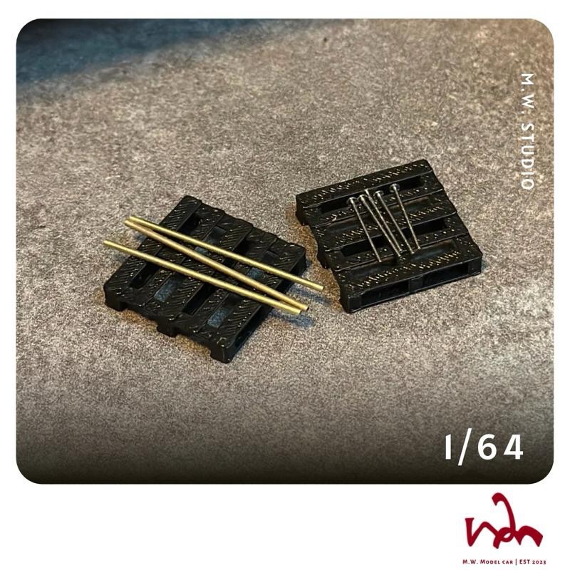 WM模型 1/64 輪胎軸 香菇頭 （三軸五插銷） 二改 免爆底-細節圖2