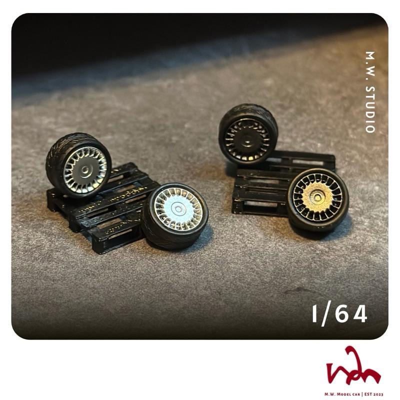 WM模型 1/64 大餅輪胎 二改 輪胎 模型 配件-細節圖2