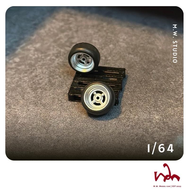 WM模型 1/64 十字輪胎 二改 輪胎 模型 配件-細節圖2