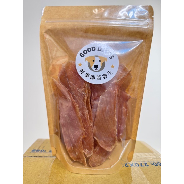 🔥低脂雞肉乾🔥100克淨重 低溫烘 100%天然 無添加防腐劑 寵物雞肉乾 寵物零食 犬貓適用 【好事即將發生】-細節圖2