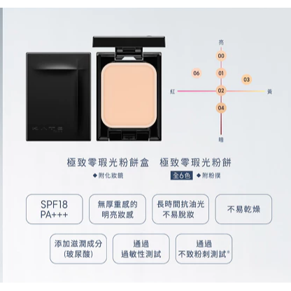 【💖搜狗 百貨 💖】 KATE凱婷 零瑕肌密柔焦粉餅  新款 黑色粉撲-細節圖4