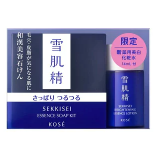 【💖搜狗 百貨 💖】高絲  kose 雪肌精 潔顏皂 公司貨 有附小薏仁化妝水組合-細節圖2