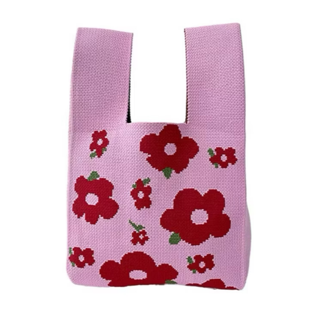 【💖搜狗 百貨💖】資生堂 搭贈 可愛 針織包 剩愛心包-細節圖2