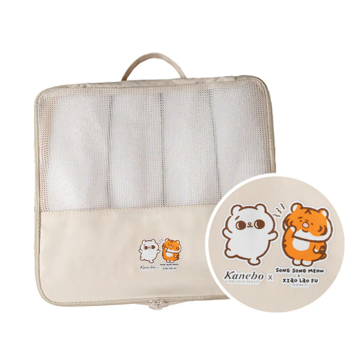 【💖搜狗 百貨💖】佳麗寶贈品 爽爽貓 x 小勞撫 聯名旅行收納袋-細節圖2