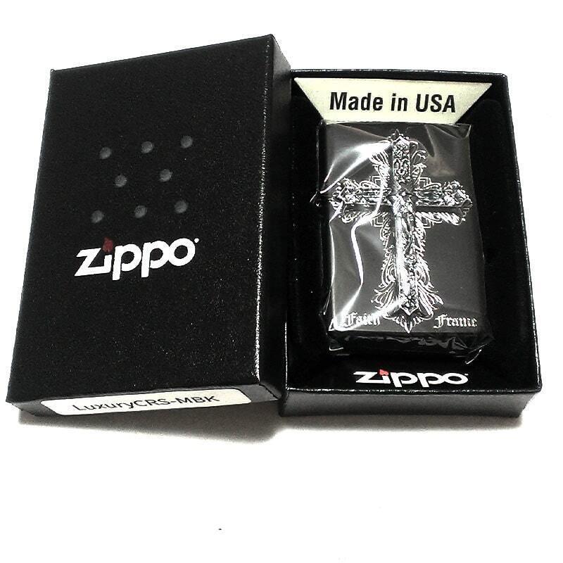 日系 Zippo 防風打火機 立體 黑色 十字架  打火機 燃油 煤油 生日 禮物 聖誕節 男友 爸爸-細節圖4