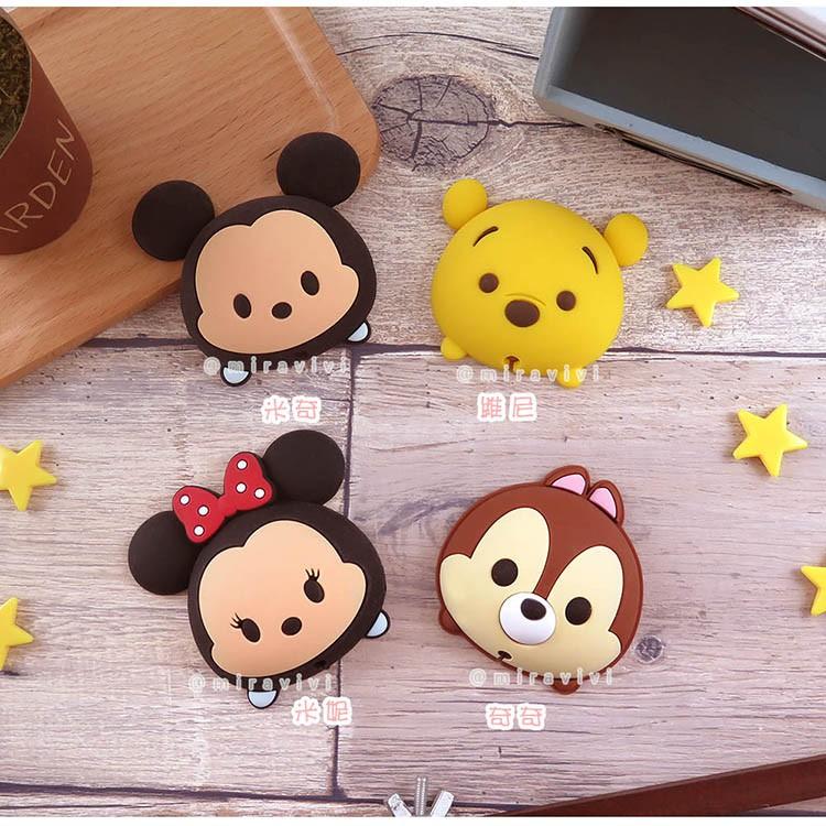 【正版授權】Disney 迪士尼 Tsum 多功能 手機立架 捲線器 iPhone / Android 可用 指環扣-細節圖3