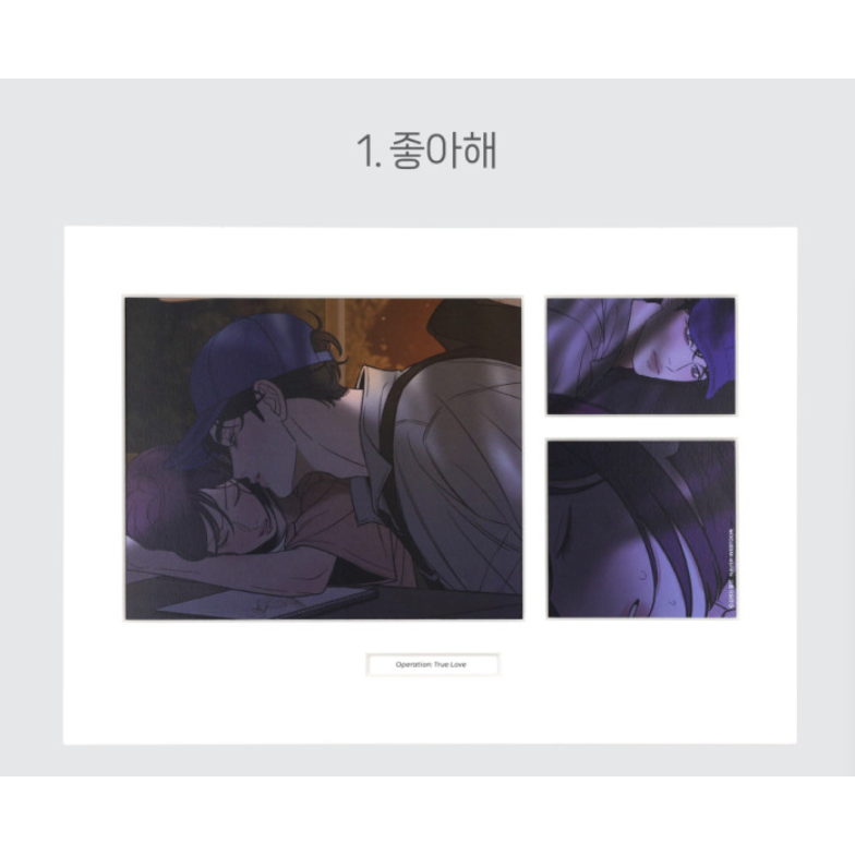 預購~Webtoon A4海報~純情反派/殺手彼得/好想被你騙/純情大作戰/去見媽咪的路上/公會裡的偶像大大等-規格圖5