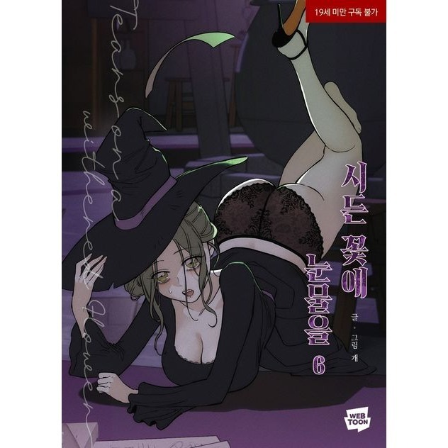 預購~全新韓文漫畫~枯萎的花淚 1-6 單行本/5-6特別版 ＆ 著色本 시든 꽃에 눈물을-規格圖7