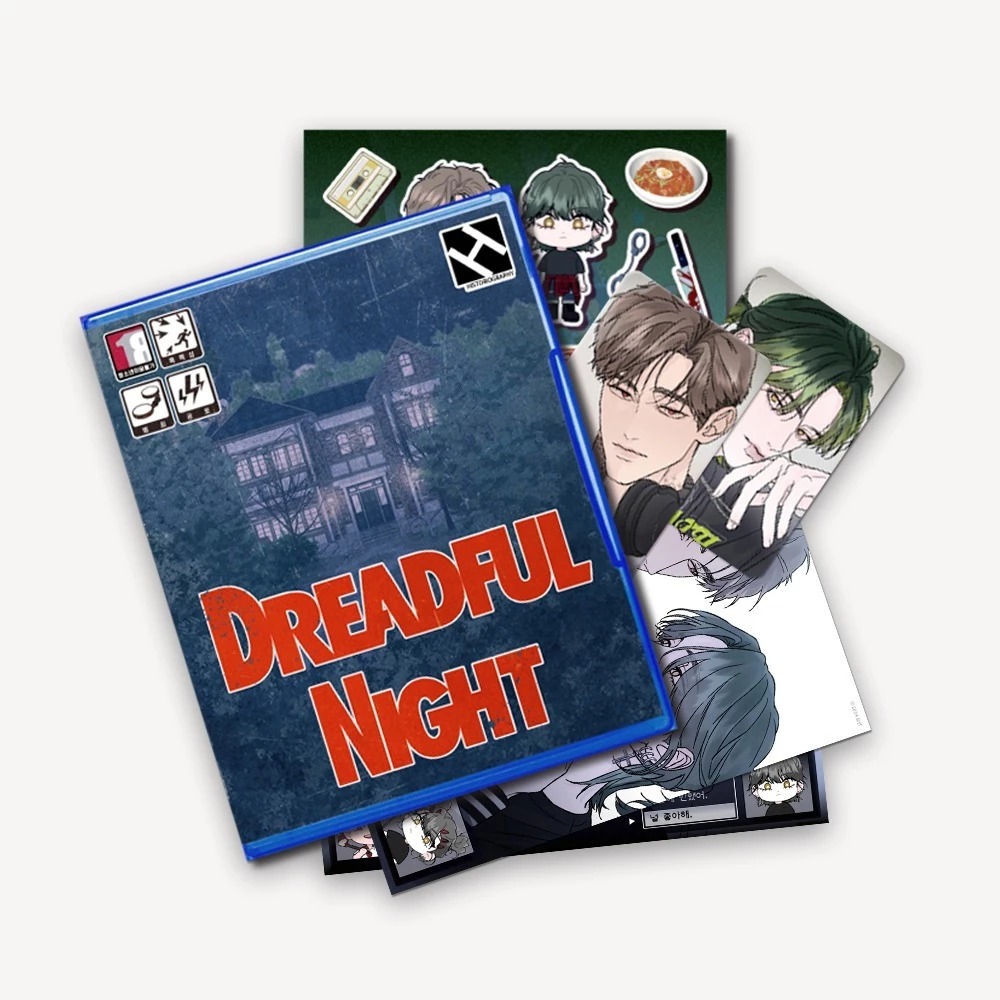 官方周邊~Dreadful Night 娃娃吊飾小卡組/髮夾小卡組/鍵帽鑰匙圈套組/攻略指南包 드레드풀 나잇-規格圖9