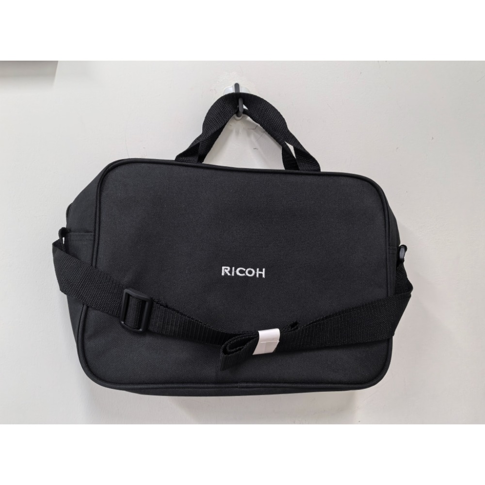 13吋黑色商務出差電腦包斜背包-細節圖2