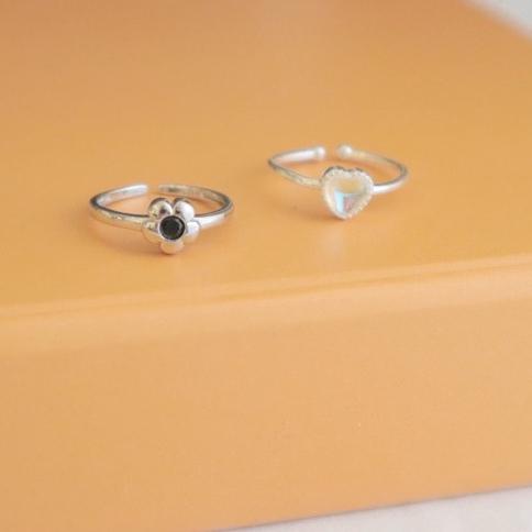 洛莉🥑可愛愛心極光戒指 SS0602-細節圖2