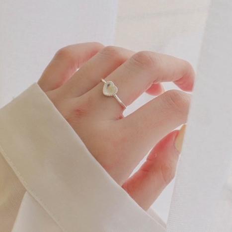 洛莉🥑可愛愛心極光戒指 SS0602-細節圖4