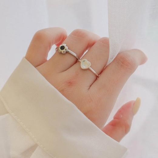 洛莉🥑可愛愛心極光戒指 SS0602-細節圖5