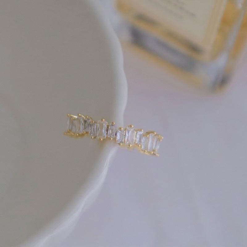 洛莉🥑超閃亮柱狀晶體開口可調戒指 AW0720-細節圖4