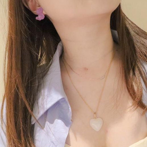 洛莉🥑 可愛葡萄紫色小熊 耳環 SS0501-細節圖7