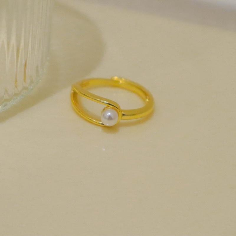 洛莉🥑鑲珍珠戒指 AW0816-細節圖4