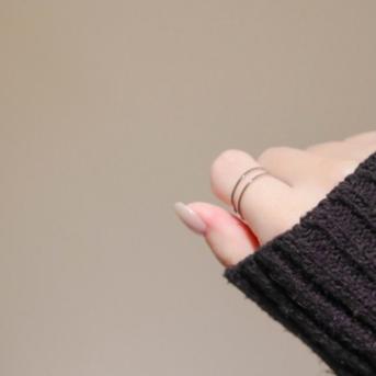 洛莉 🥑 輕奢款雙層 戒指 SS0303-細節圖6