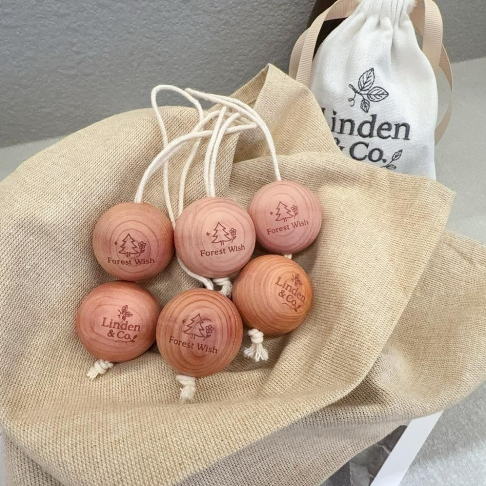現貨！荷蘭🇳🇱Linden & Co.  雪松木香氛球 6顆一組-細節圖4