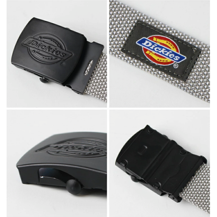 <現貨>Dickies 消光黑 帆布皮帶 尼龍腰帶 工裝 皮帶 腰帶 金屬 長版皮帶 工裝 素面 經典-細節圖5