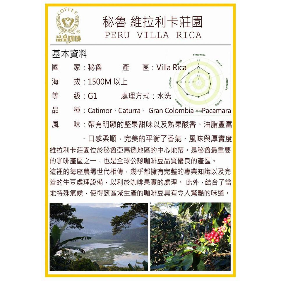 買三送一【品皇】高海拔莊園咖啡豆800~1000元-規格圖1
