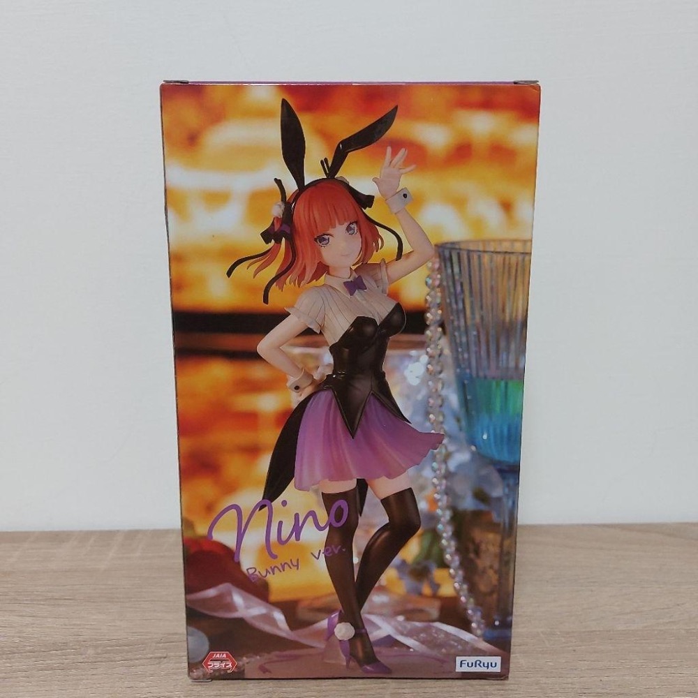 日空版 FuRyu 五等分的花嫁 中野二乃 兔女郎 景品 公仔-細節圖2