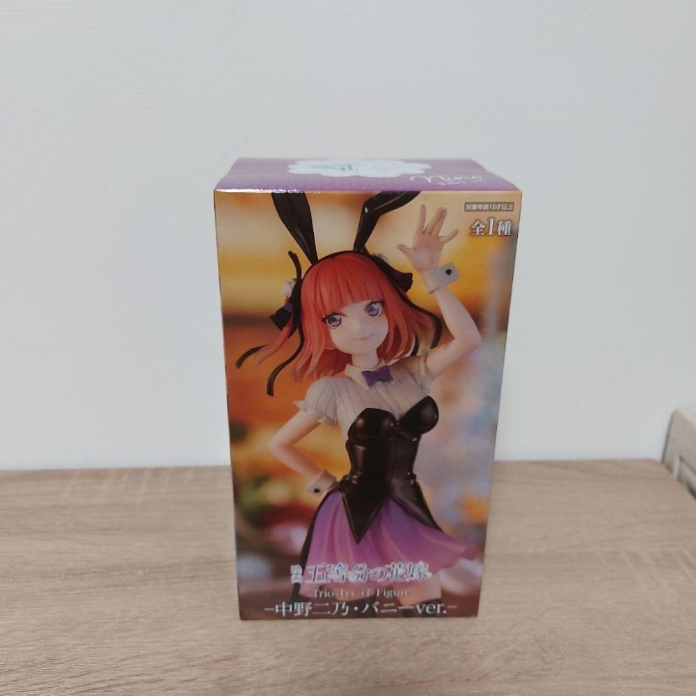 日空版 FuRyu 五等分的花嫁 中野二乃 兔女郎 景品 公仔-細節圖3