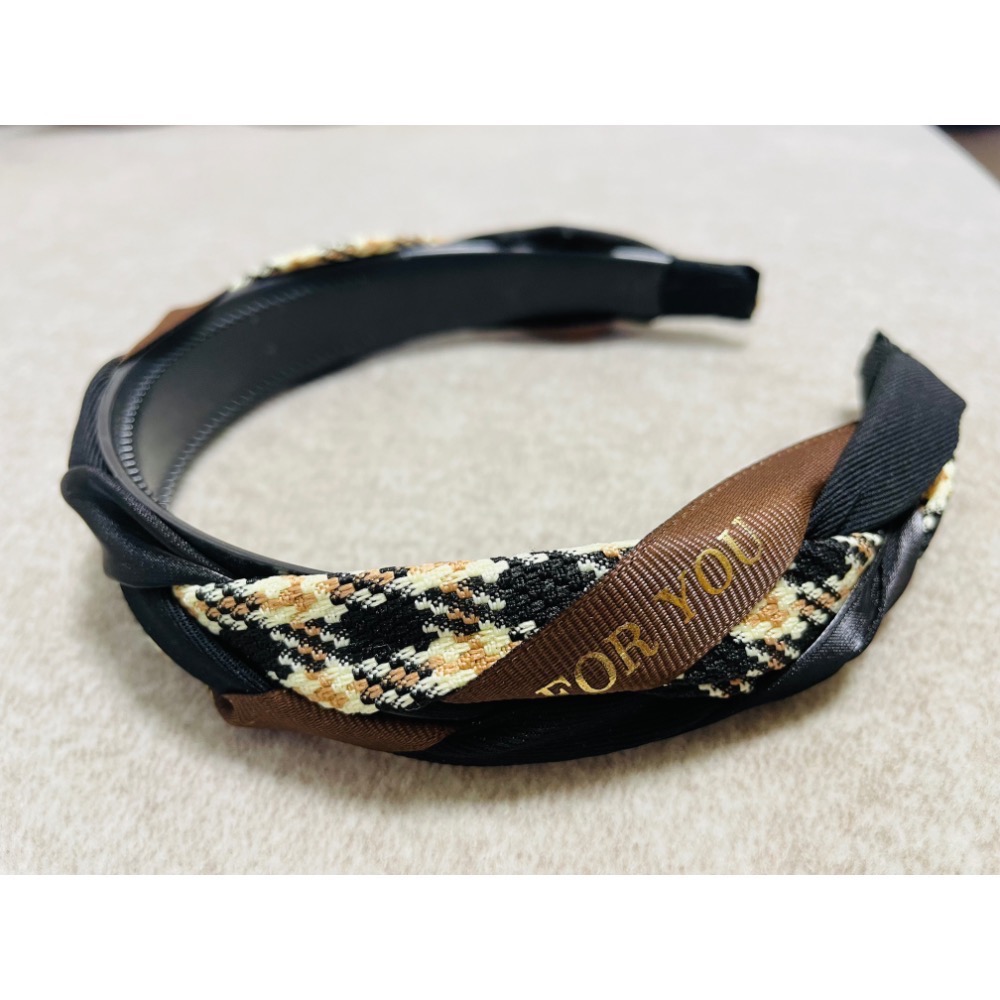 《台灣現貨》韓風編織髮箍-三色-細節圖4