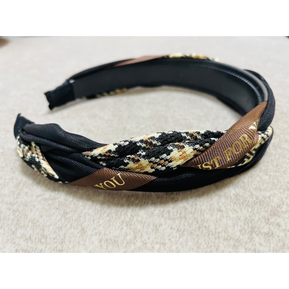 《台灣現貨》韓風編織髮箍-三色-細節圖5