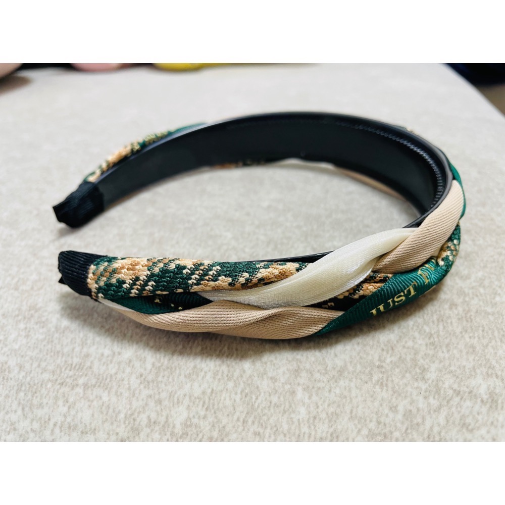 《台灣現貨》韓風編織髮箍-三色-細節圖8