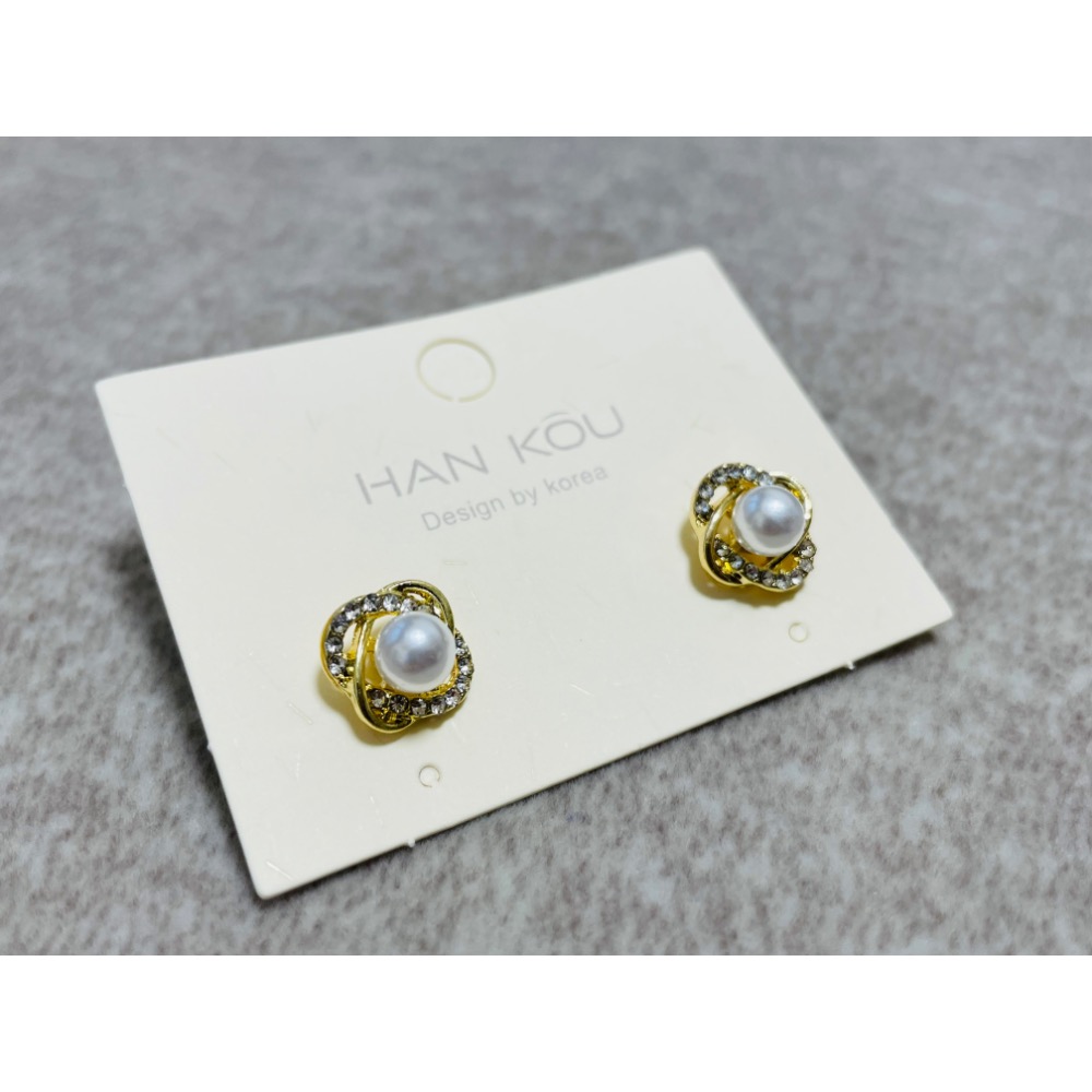 《台灣現貨》簡約氣質珍珠耳環（非夾式）-細節圖2