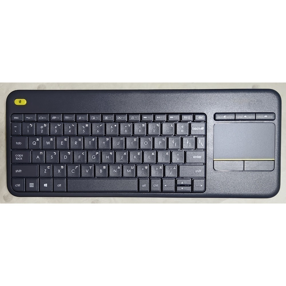 注音版Microsoft微軟 多媒體 鍵盤+多點觸控 軌跡板 滑鼠All-in-One 靜音 防水鍵盤 電腦 筆電 手機-細節圖2