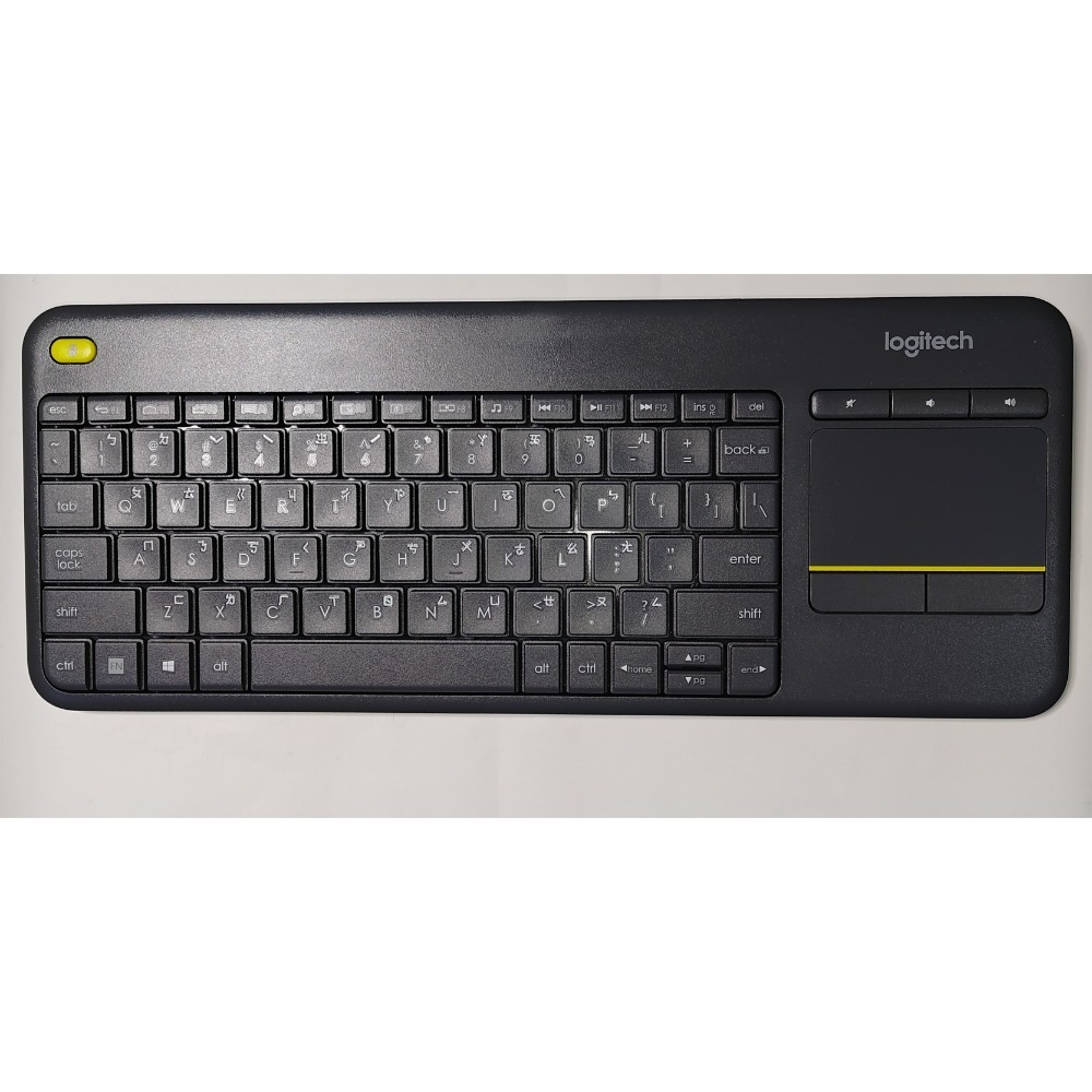 注音版 羅技 Logitech K400 Plus 觸控鍵盤 觸控板,近全新 未使用 簡易包裝-細節圖2