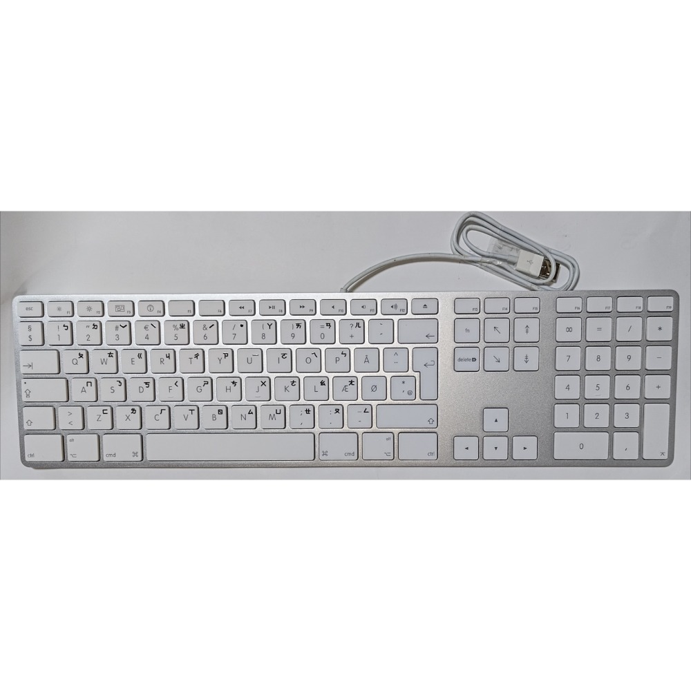 蘋果 APPLE G6 A1243/MB11​​0LLA USB有線鍵盤 數字小鍵盤 薄 好按 簡易包裝-細節圖2