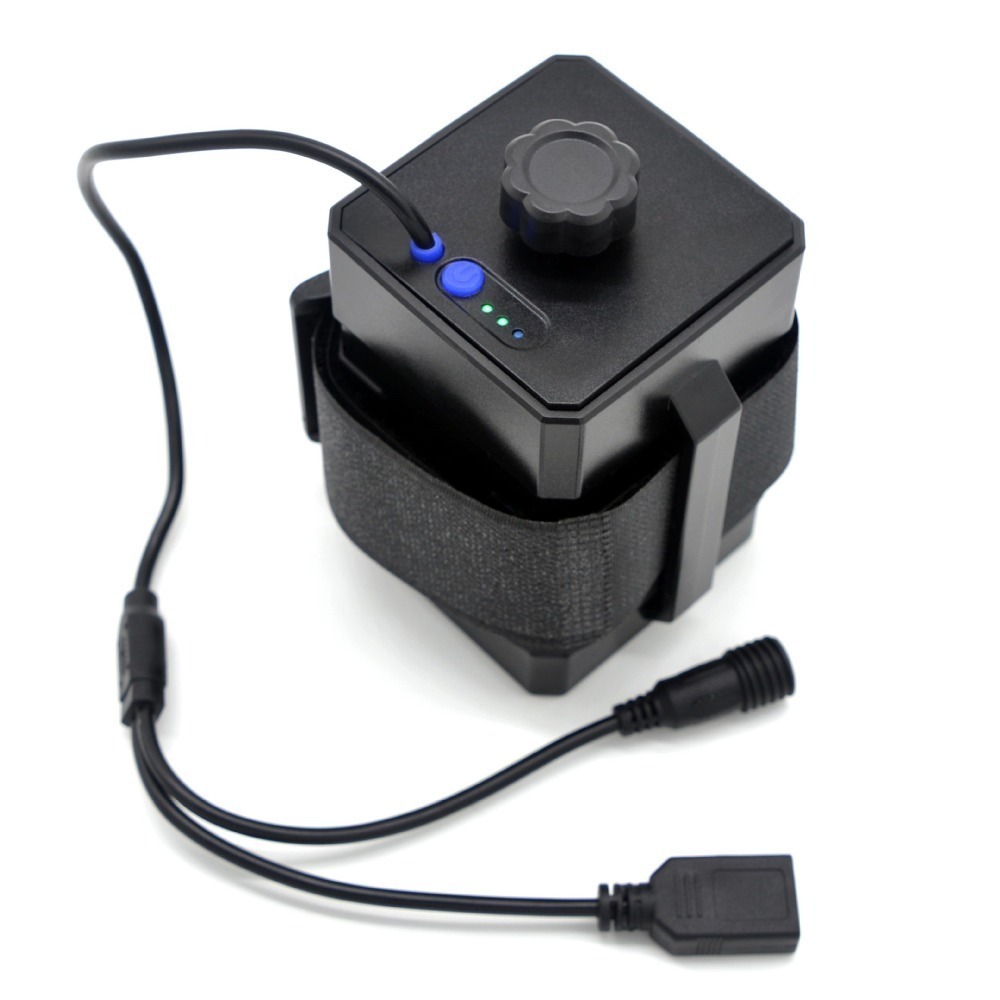 USB/DC防水電池盒,行動電源 輸出5V 12V,26650 18650擴音器 監視器 LED燈 露營 筆電 太陽能板-細節圖2